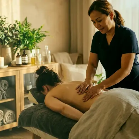Weber Platte – Behandlungsraum Massage